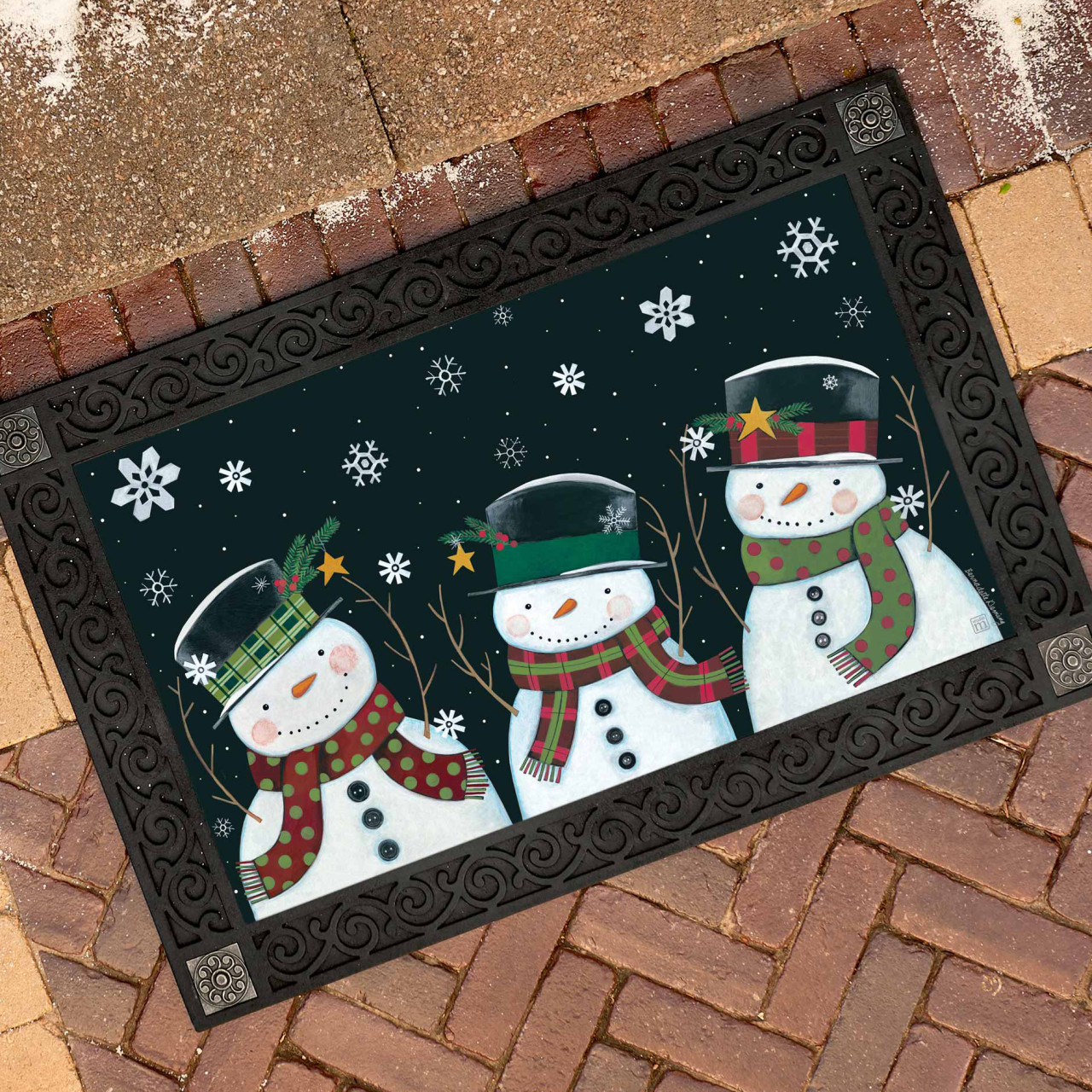 Nighttime Snowman MatMate thumbnail