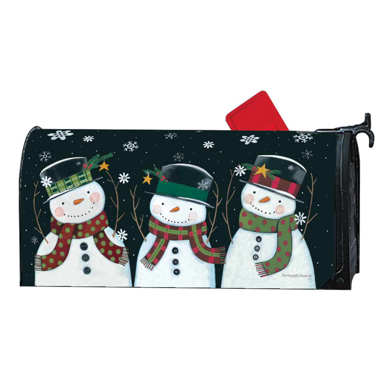 Nighttime Snowman MailWrap thumbnail
