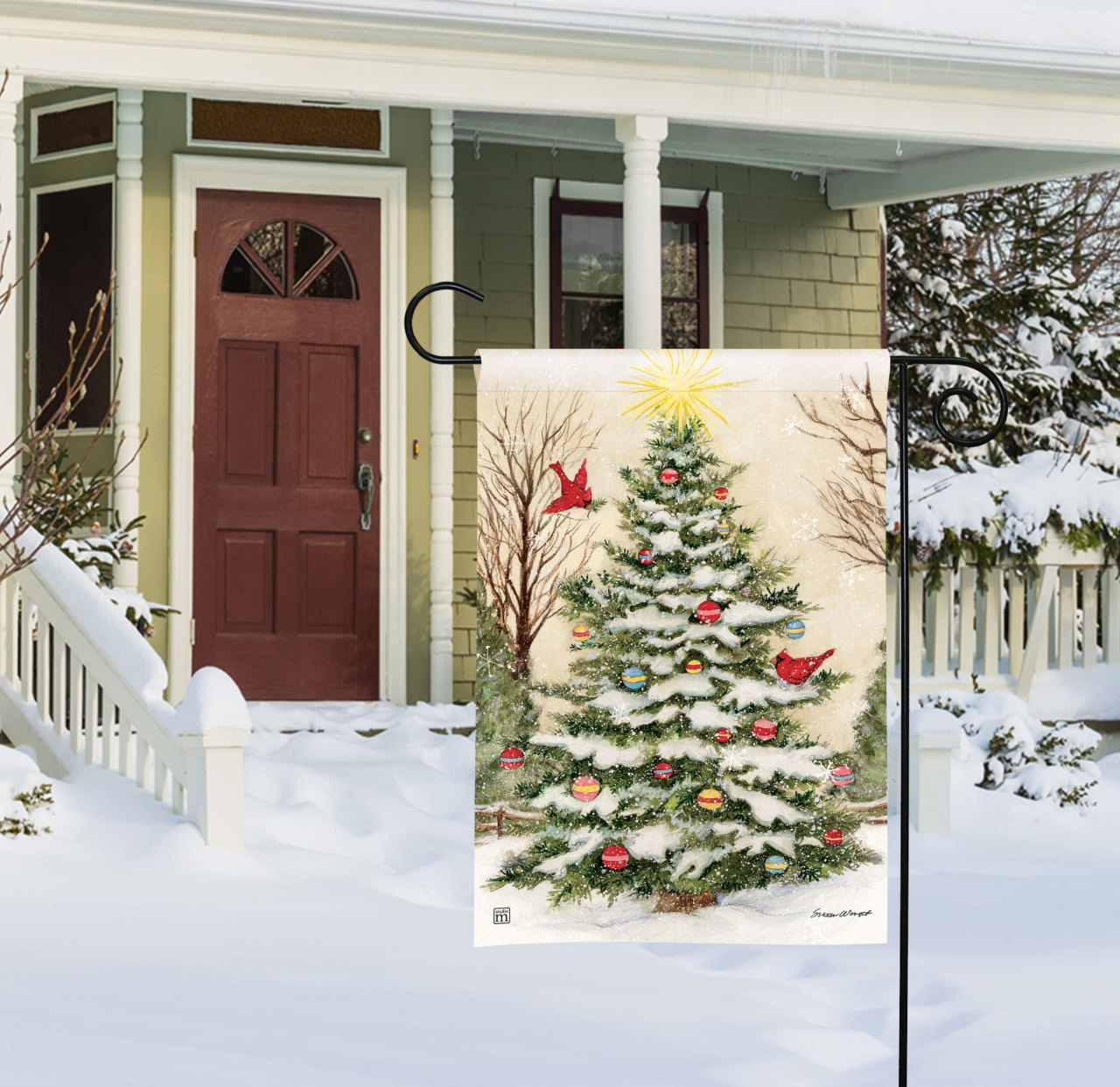 Decorate the Tree Garden Flag thumbnail
