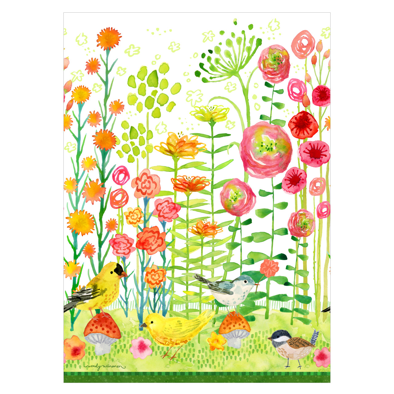 Spring Sweet Spring Bird Bath Art Pole w/ST9025 Stainless Steel Topper thumbnail