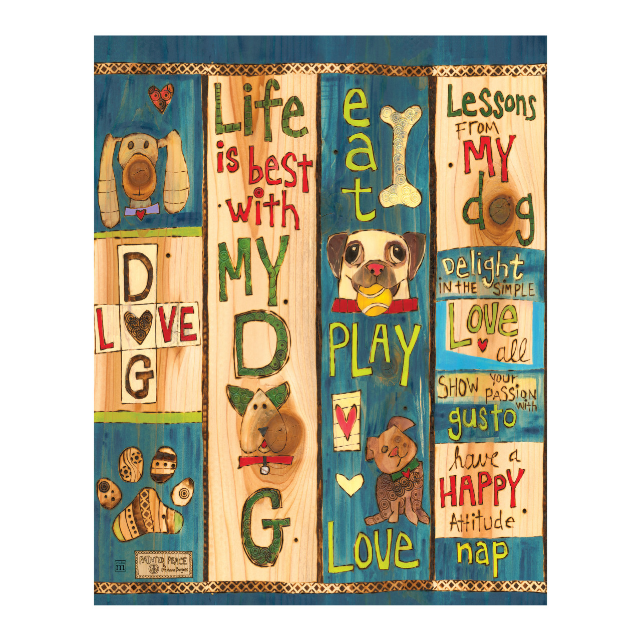 Lessons from my Dog 20" Art Pole thumbnail