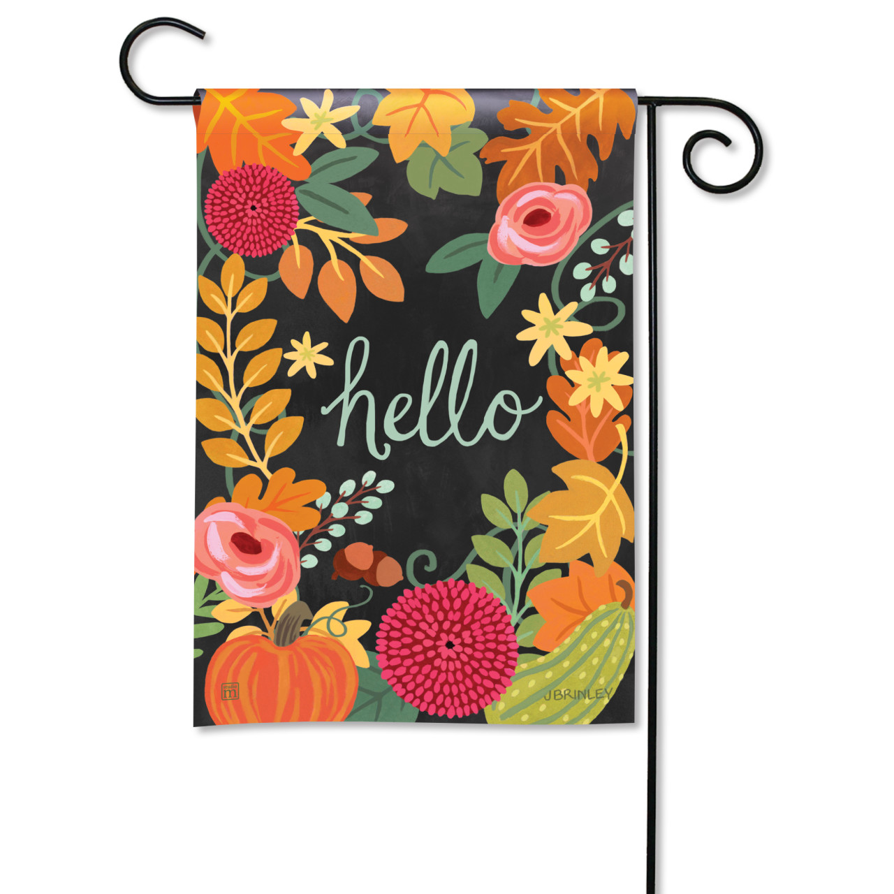 Boho Fall Garden Flag thumbnail