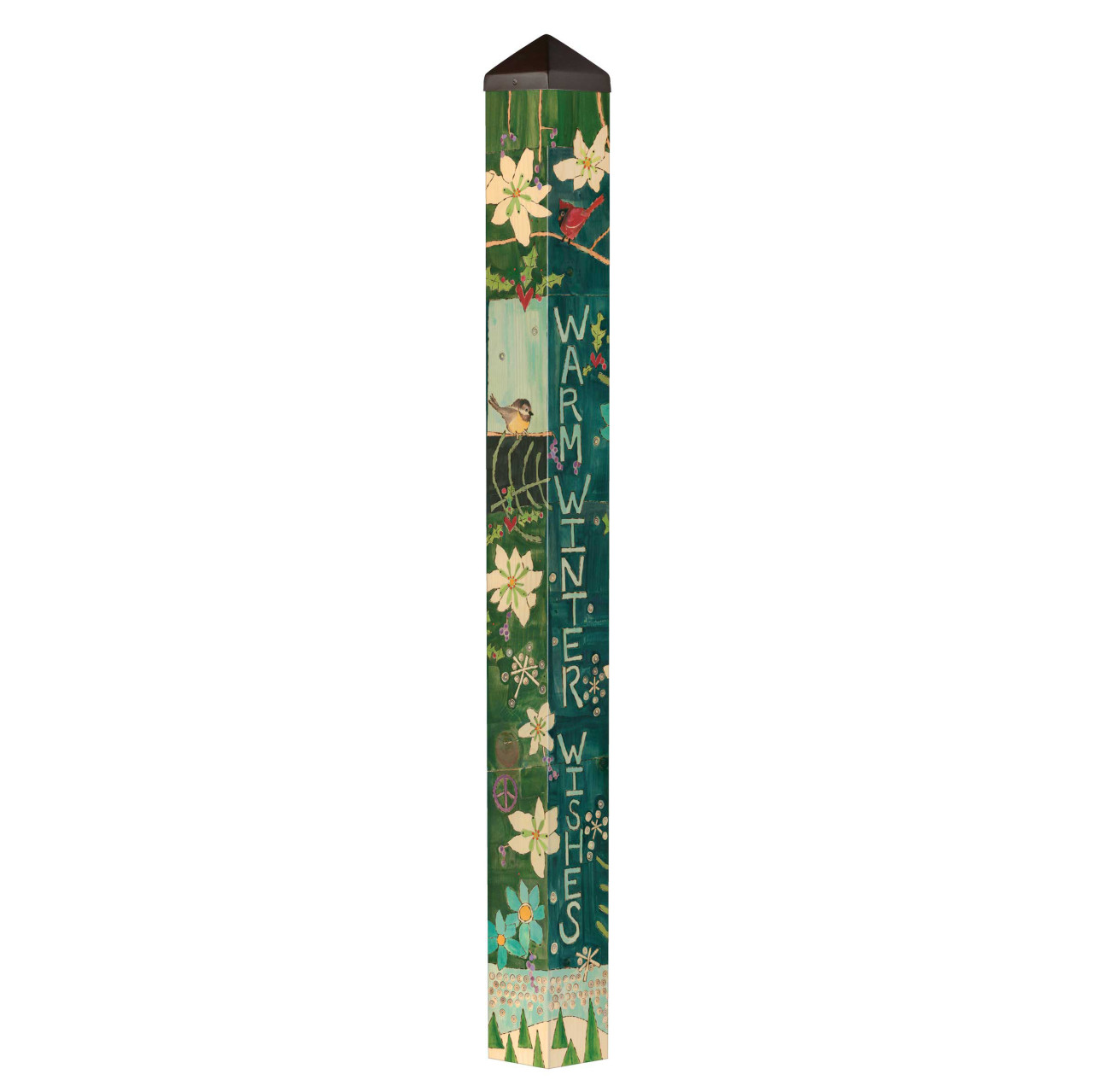 Warm Winter Wishes 60" Art Pole thumbnail