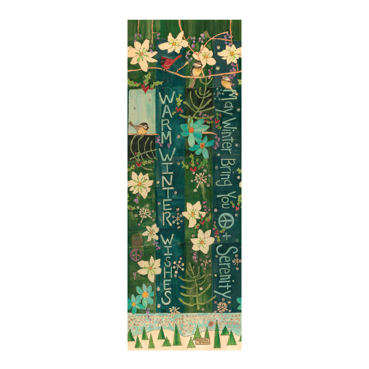 Warm Winter Wishes 60" Art Pole thumbnail