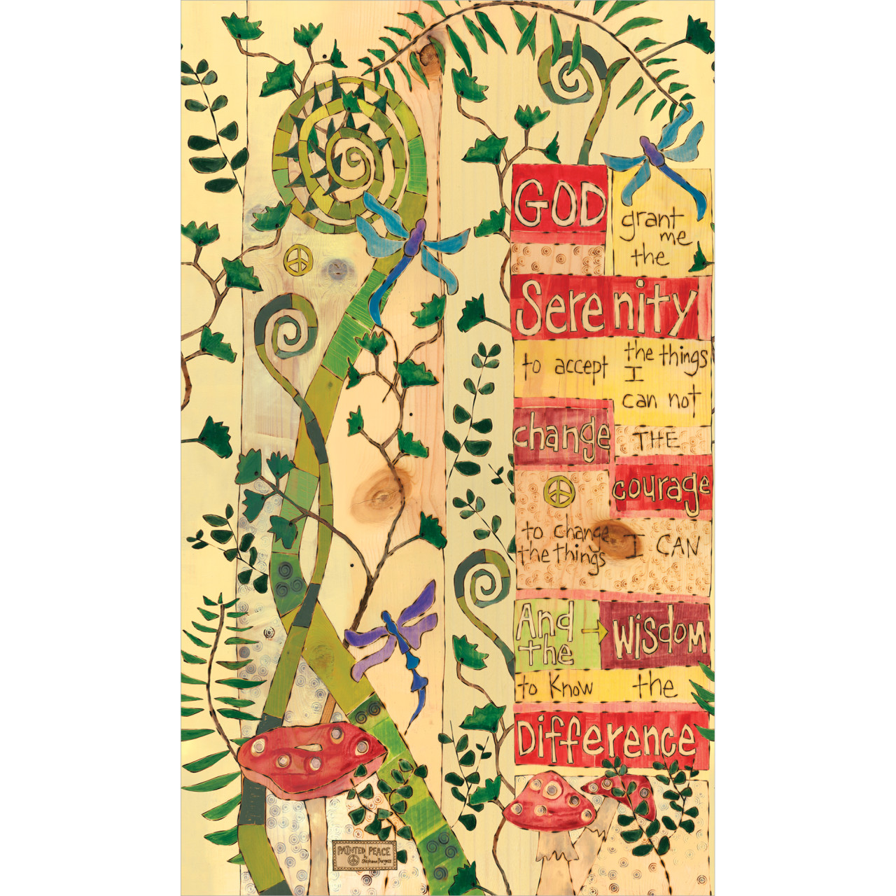 Serenity Prayer 13" Mini Art Pole thumbnail