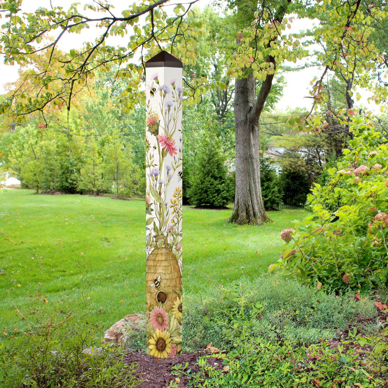 Bees and Blossoms 60" Art Pole thumbnail