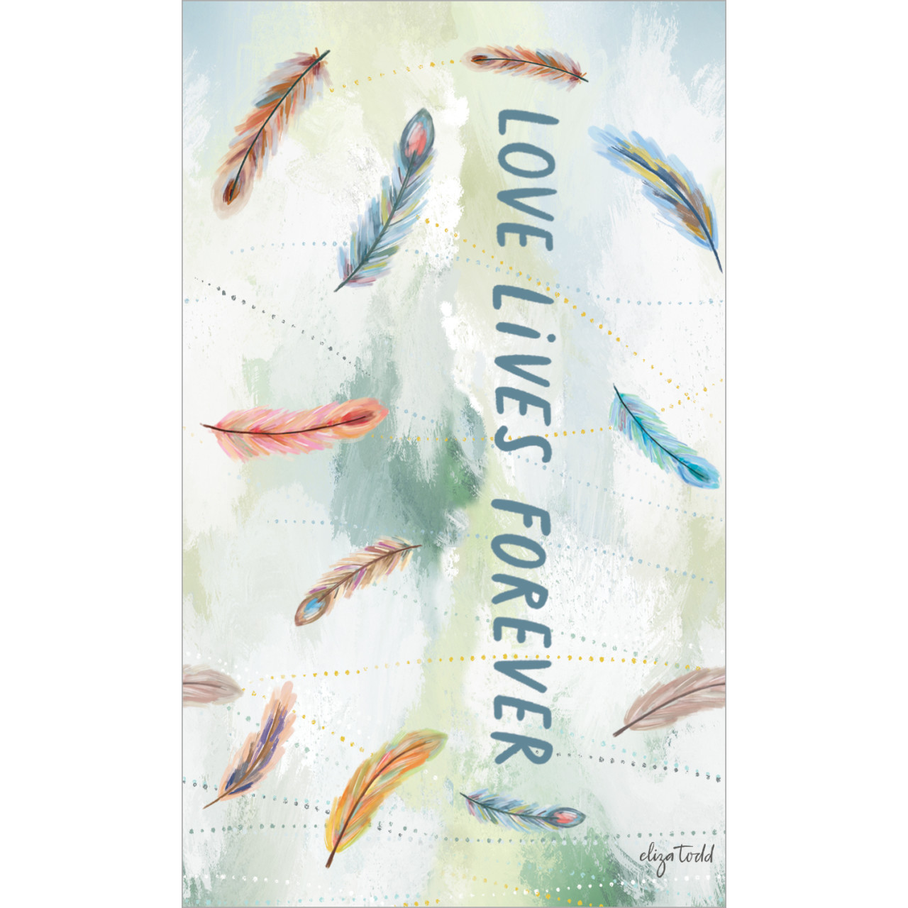Love Lives Forever 10" Mini Art Pole thumbnail