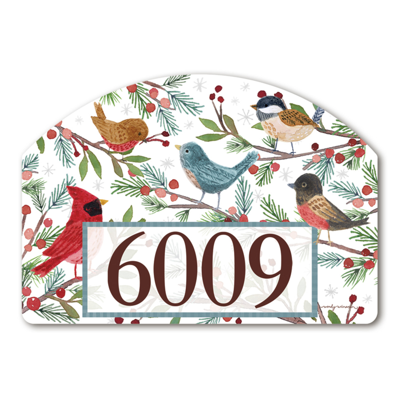 Winter Bird Branches Yard DeSign thumbnail