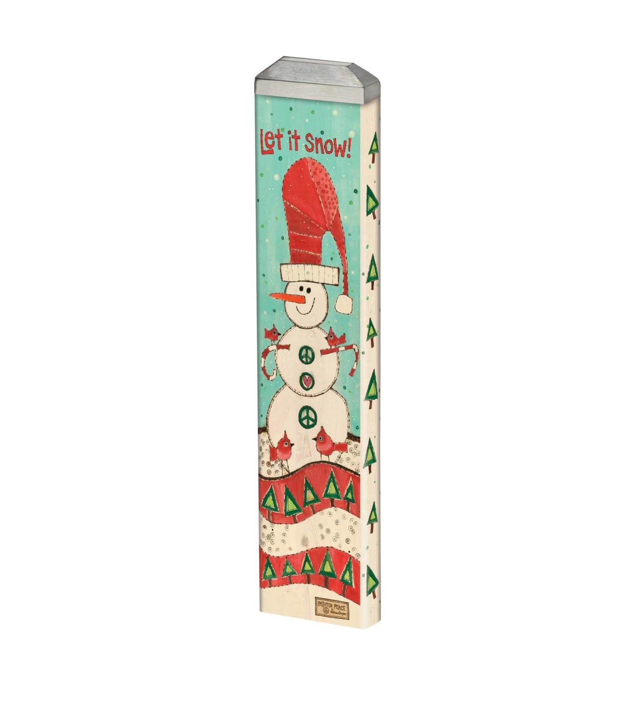Let It Snow 13" Mini Art Pole thumbnail