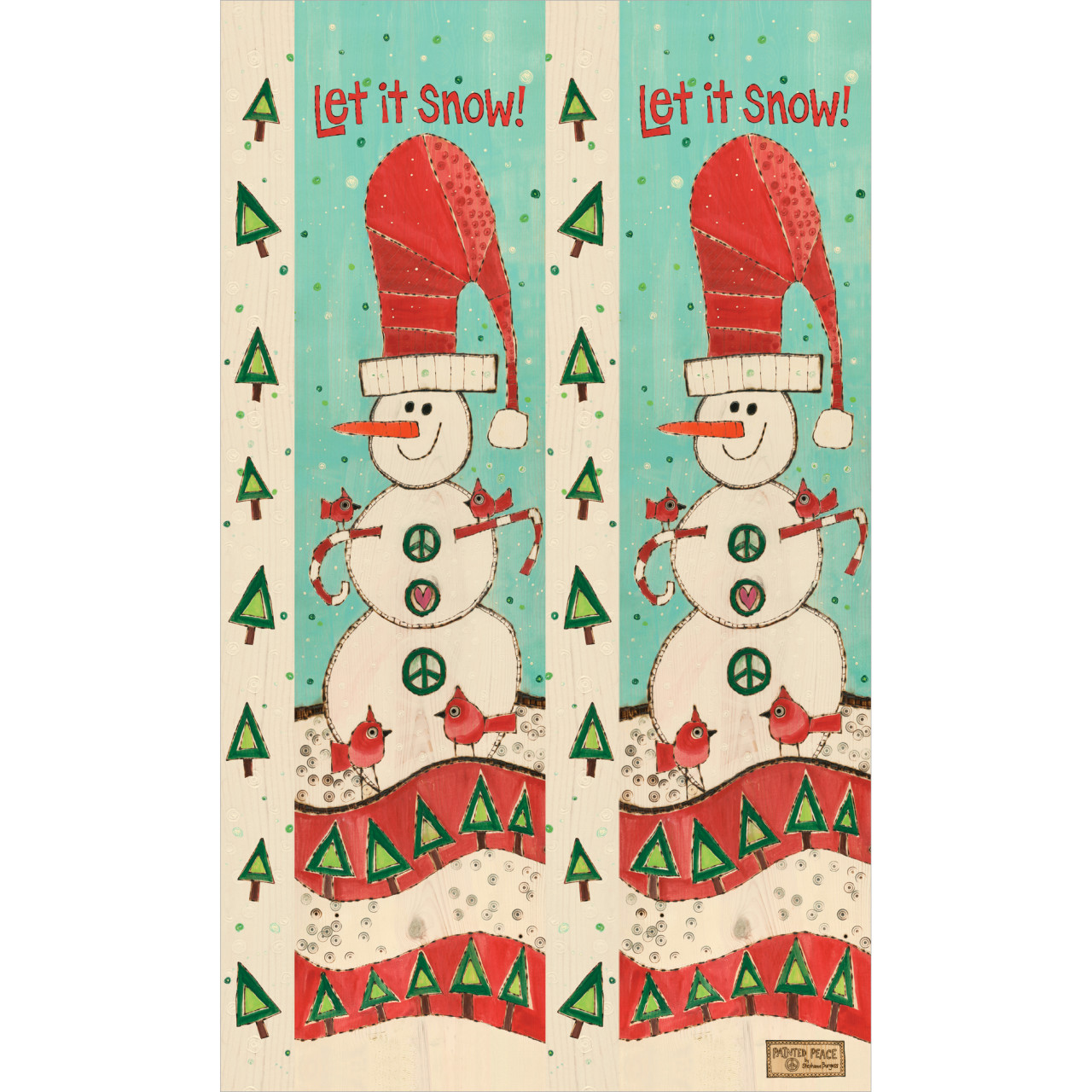 Let It Snow 13" Mini Art Pole thumbnail