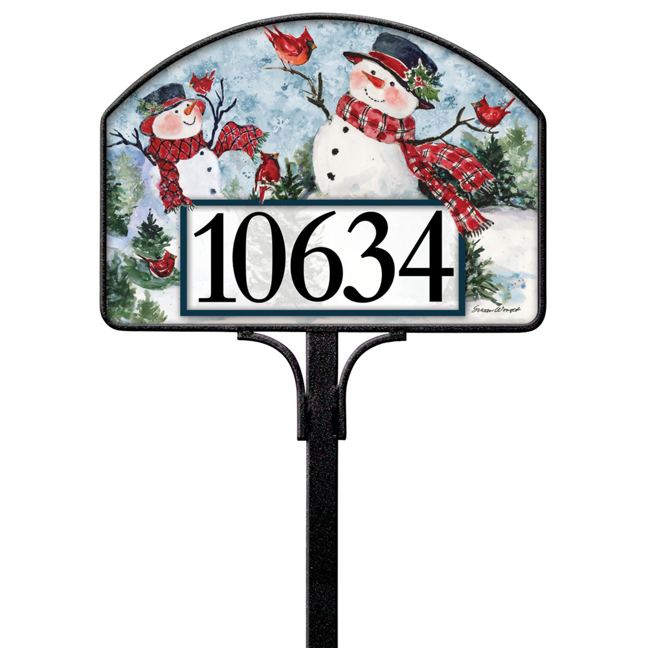 Snowman Friends Yard DeSign thumbnail