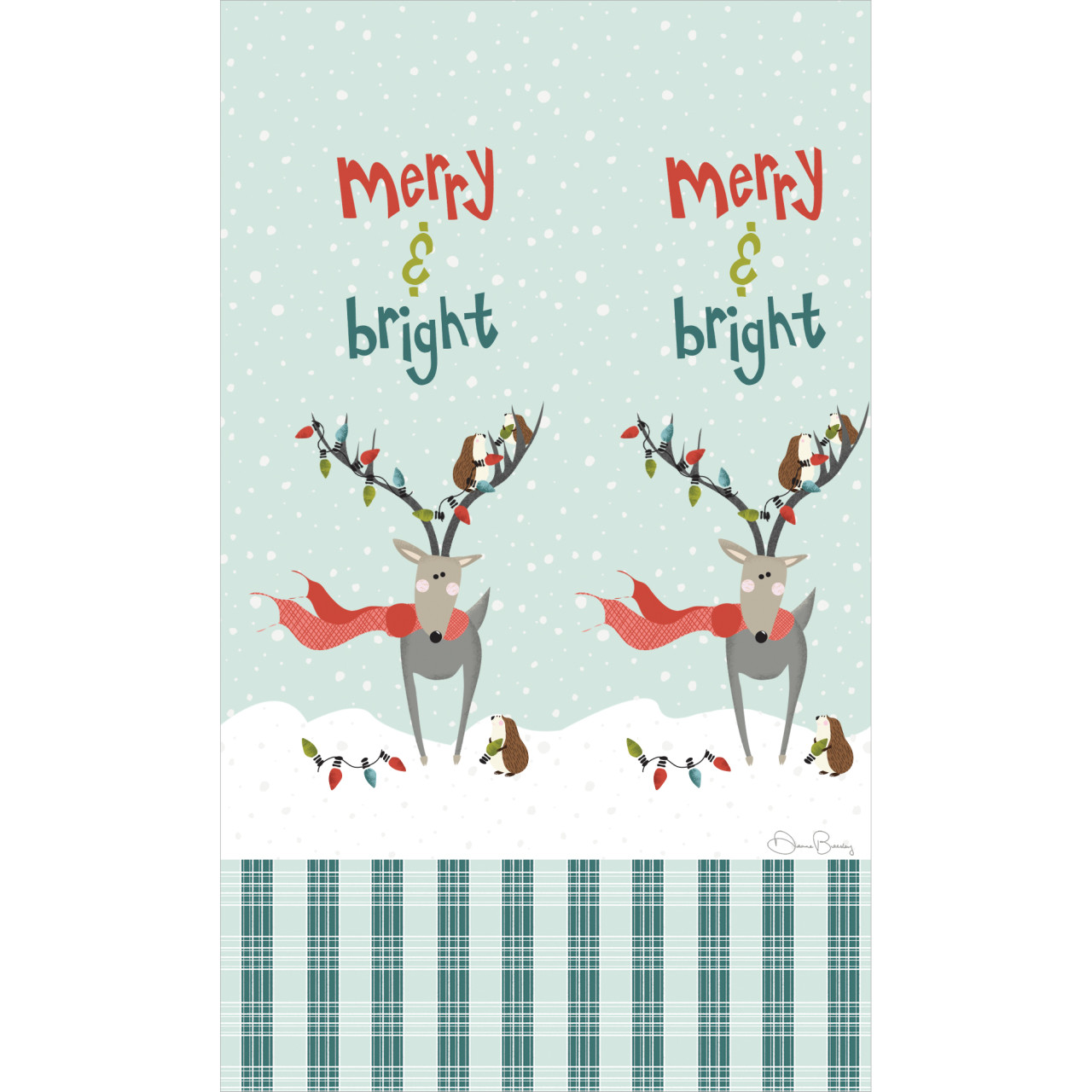 Merry and Bright Lights 13" Mini Art Pole thumbnail