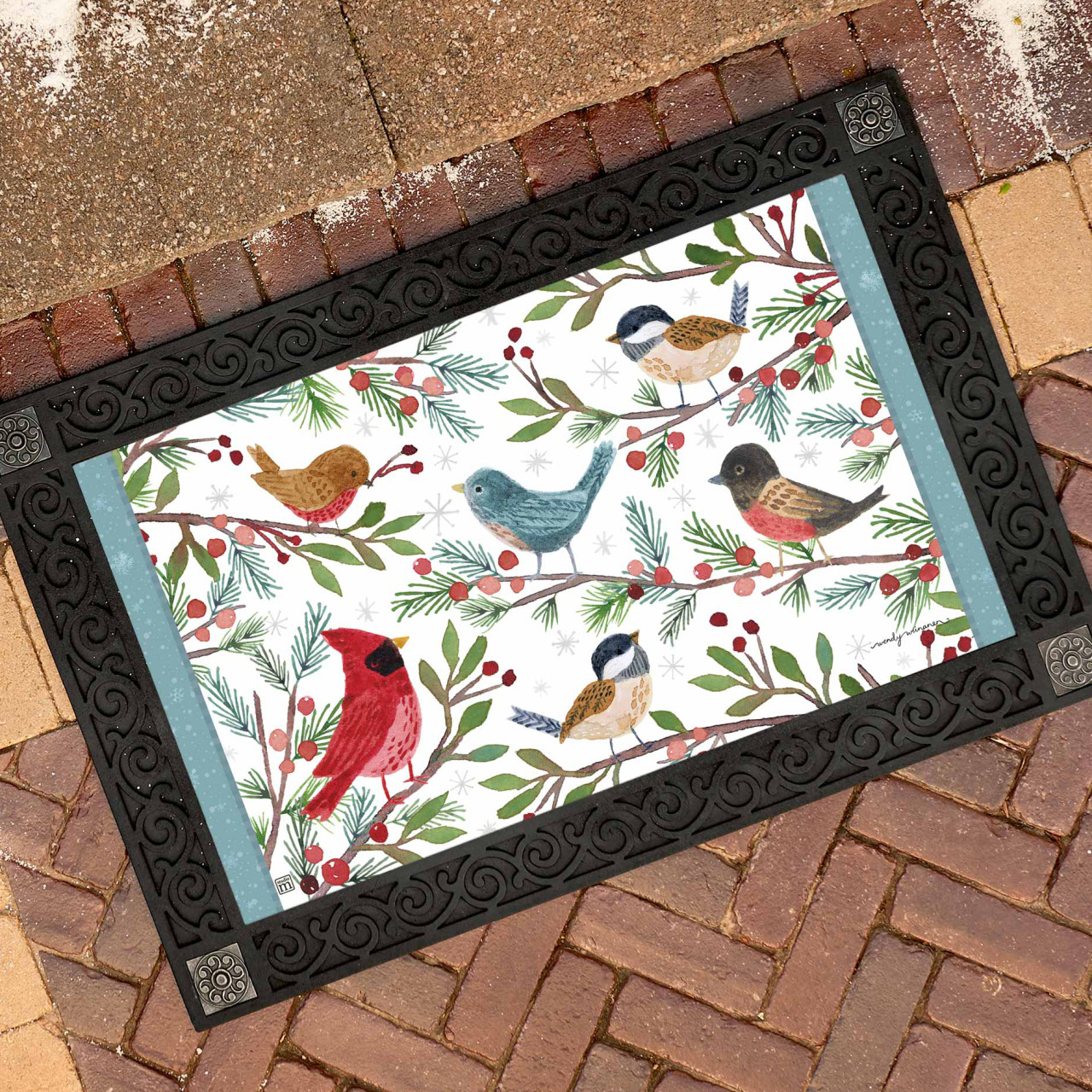 Winter Bird Branches MatMate thumbnail