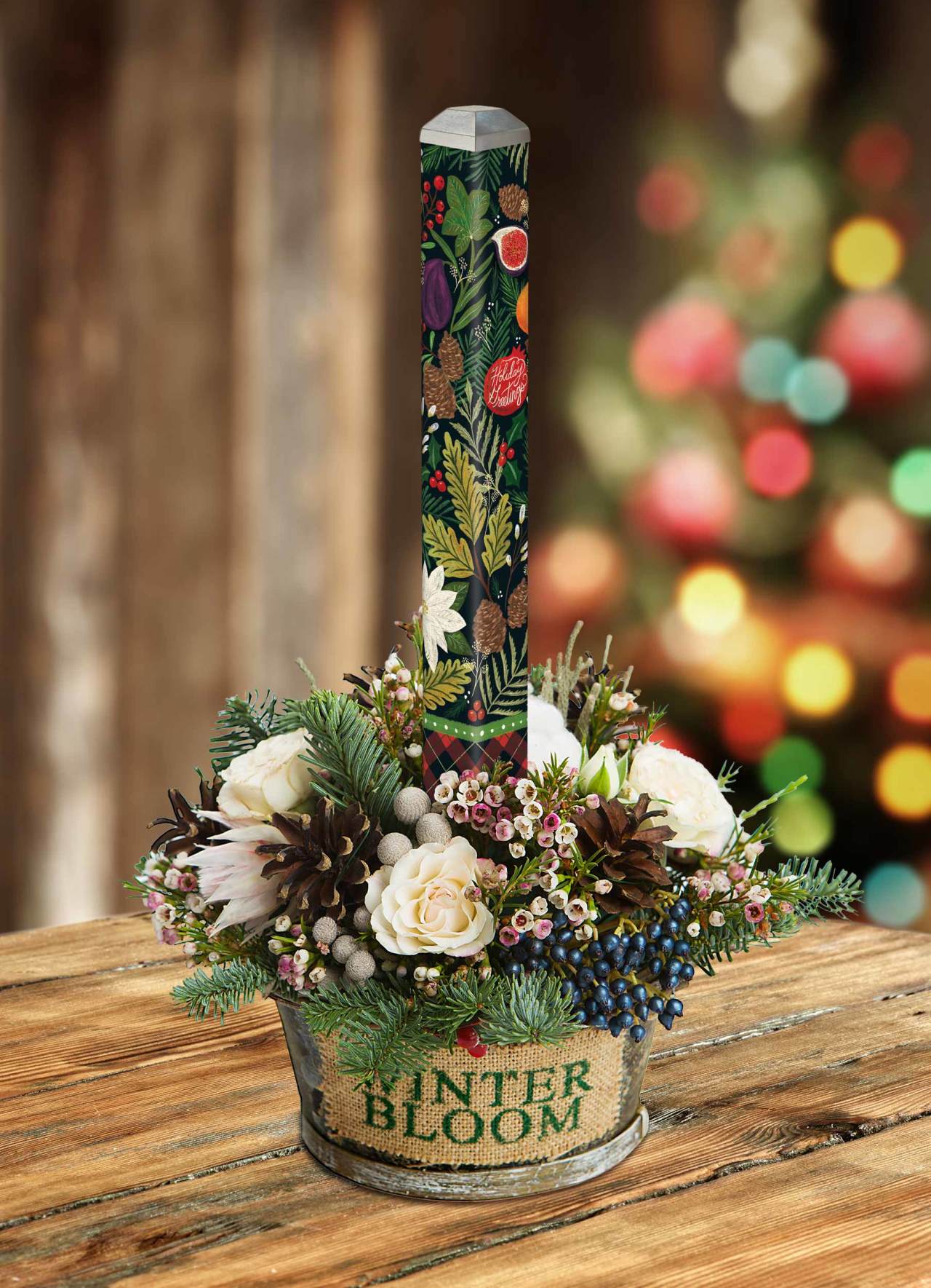 Holiday Greetings 16" Mini Art Pole thumbnail