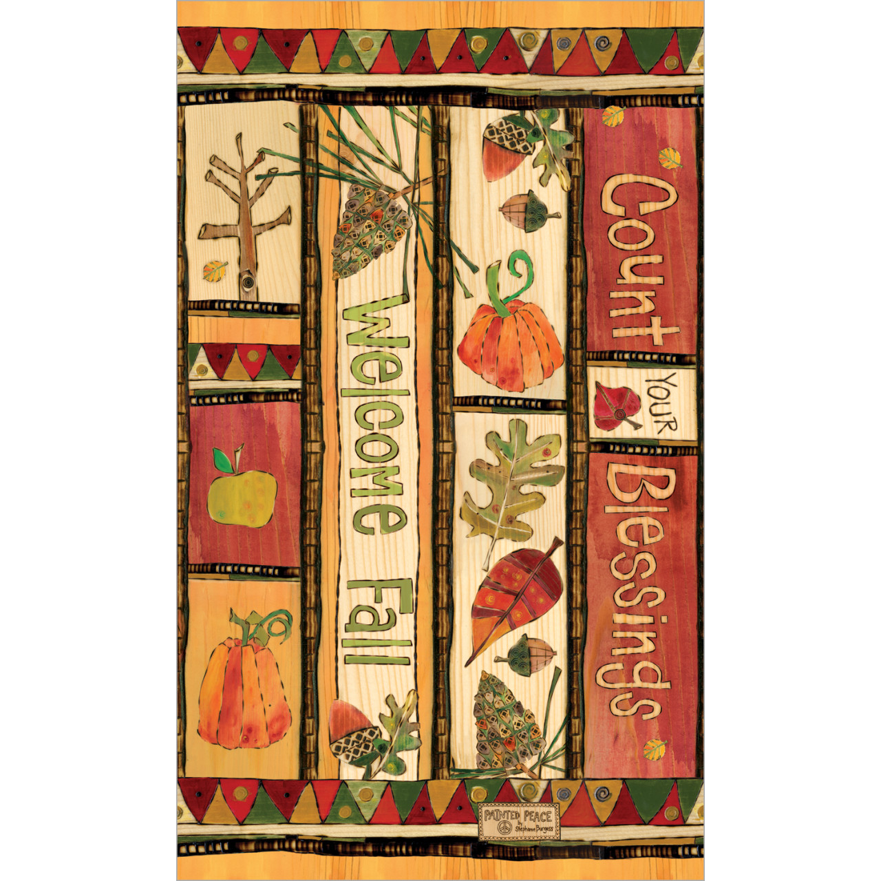 Fall Blessings 10" Mini Art Pole thumbnail