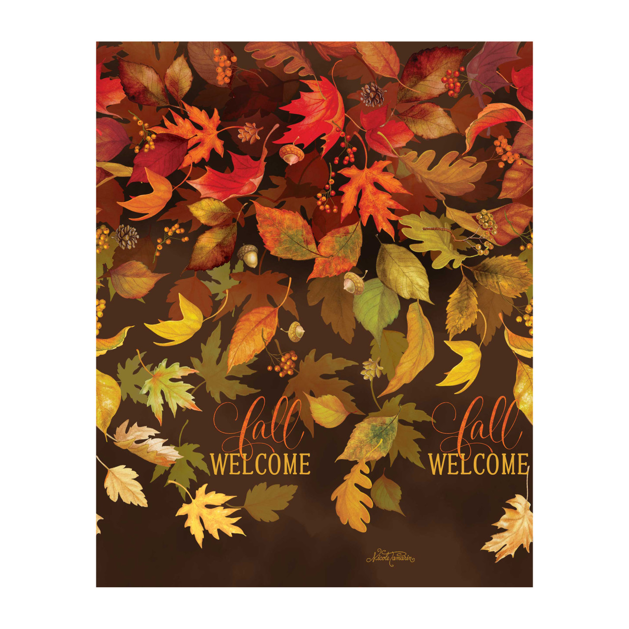 Abundant Leaves 20" Art Pole thumbnail