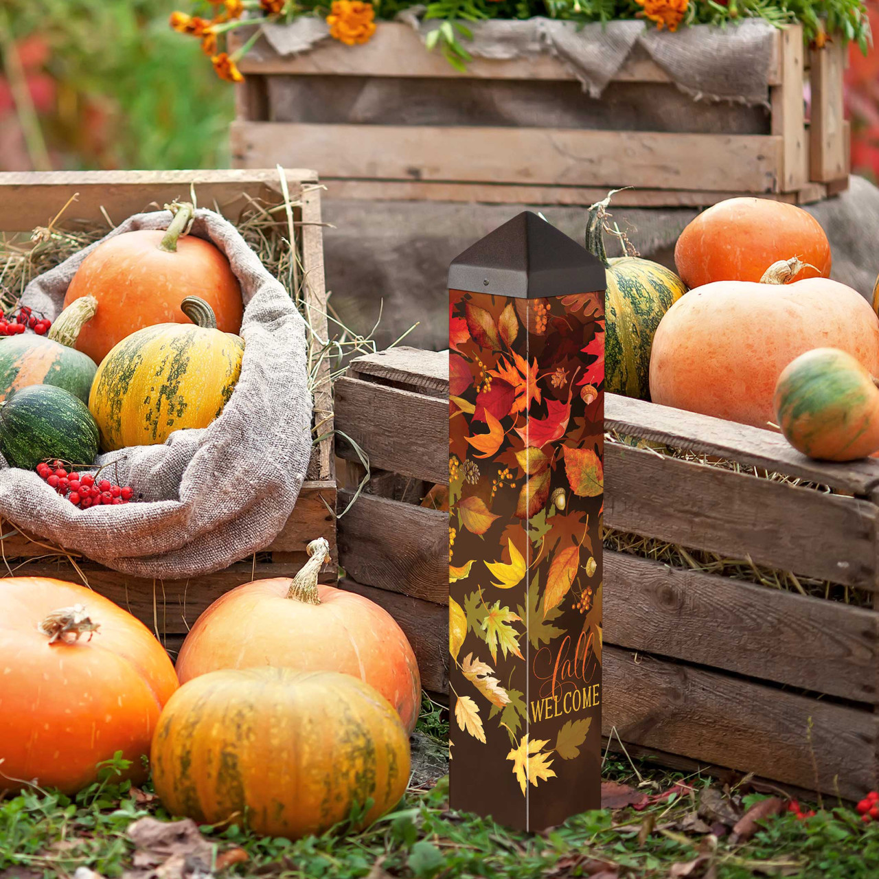 Abundant Leaves 20" Art Pole thumbnail