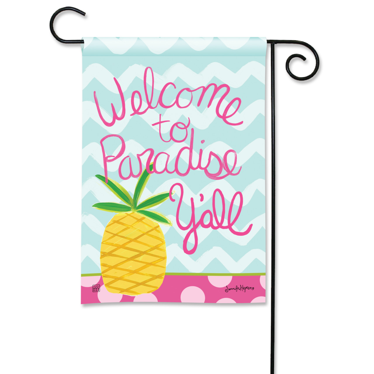Pineapple Paradise Garden Flag thumbnail