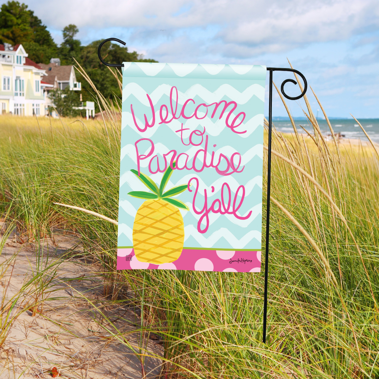 Pineapple Paradise Garden Flag thumbnail
