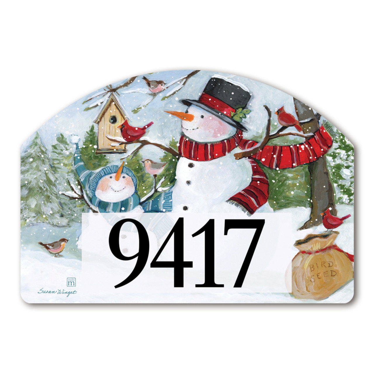 Snowmen Birds Yard DeSign thumbnail