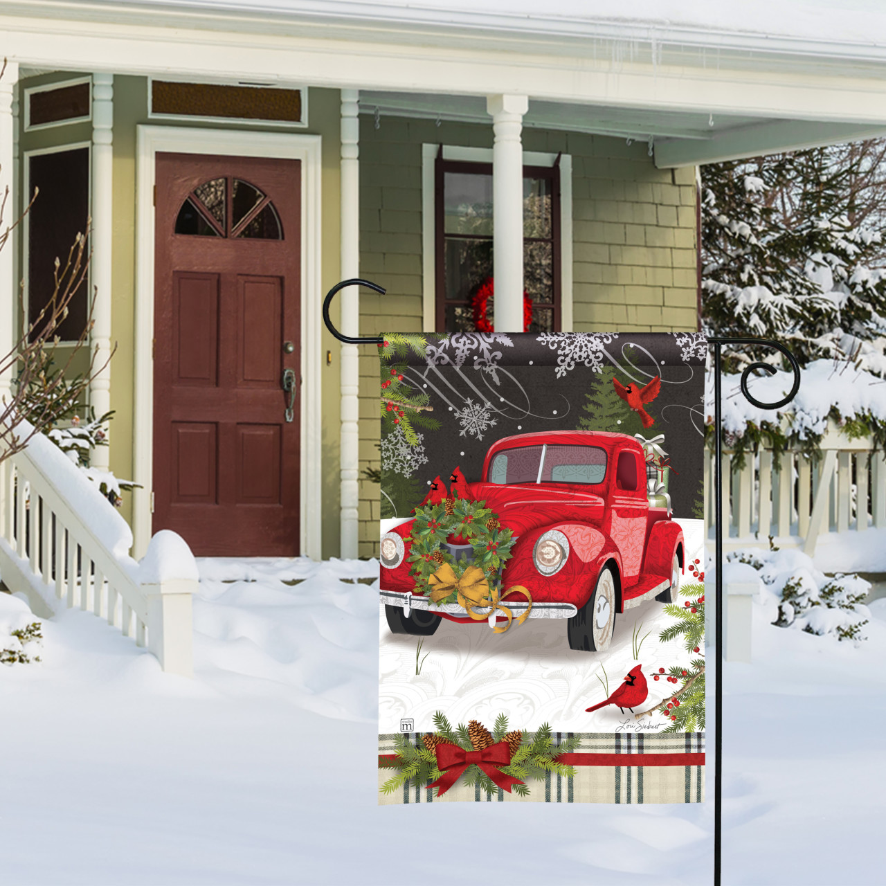 Memories of Winter Garden Flag thumbnail