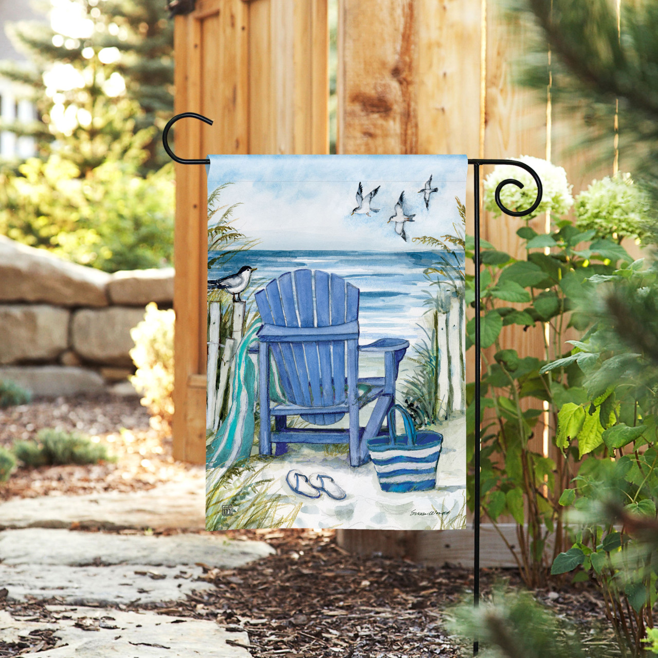 Ocean View Garden Flag thumbnail