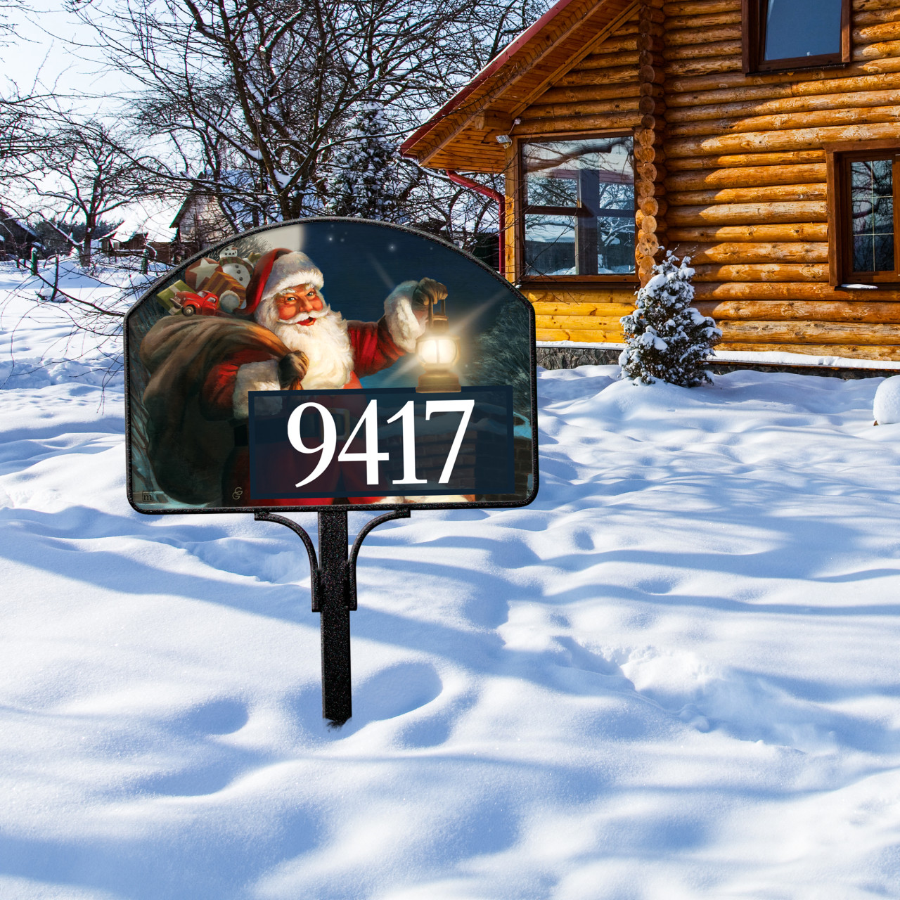 Here Comes Santa Claus Yard DeSign thumbnail