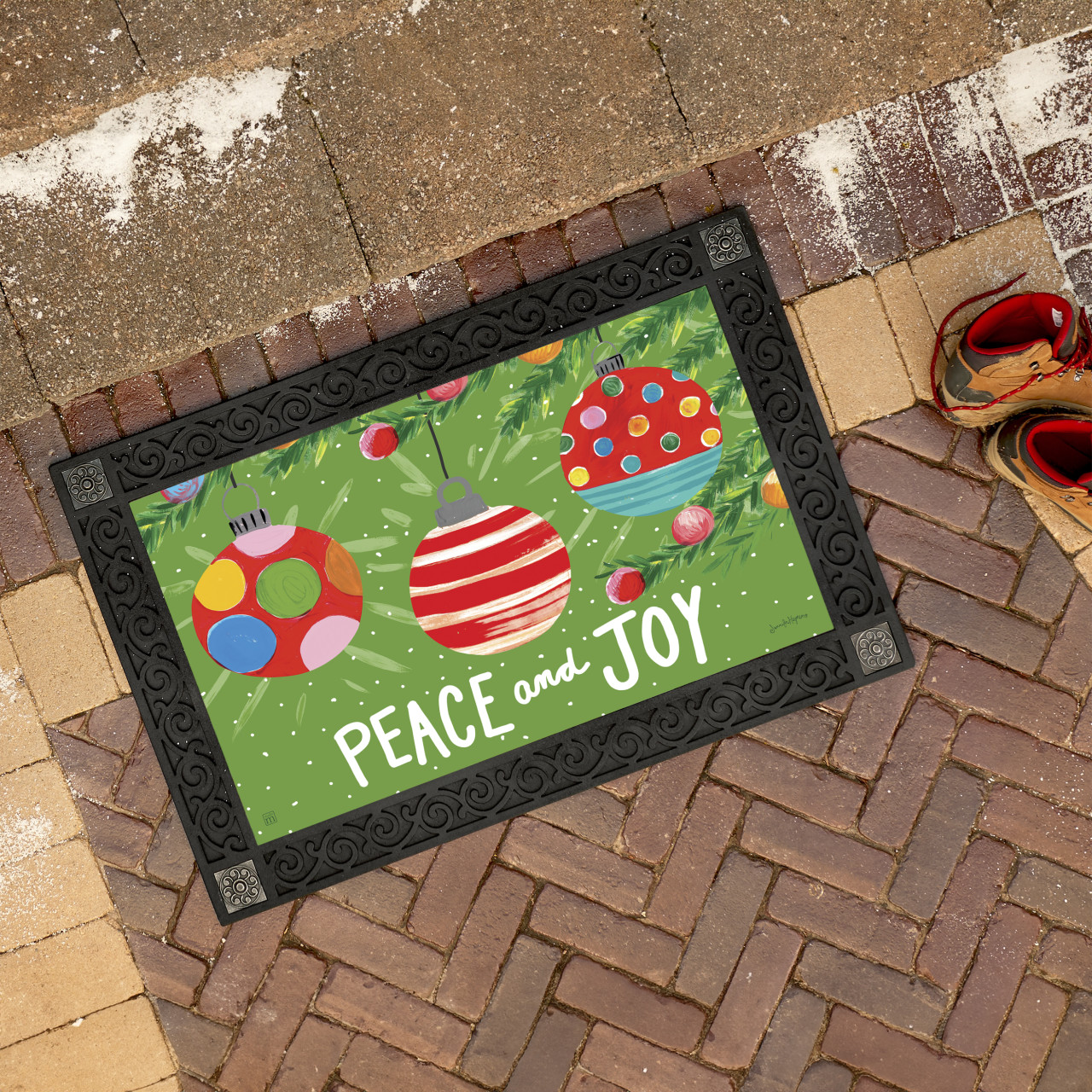 Peace and Joy Ornaments MatMate thumbnail