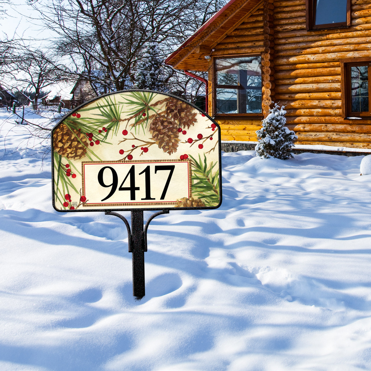 Berries and Pine Yard DeSign thumbnail