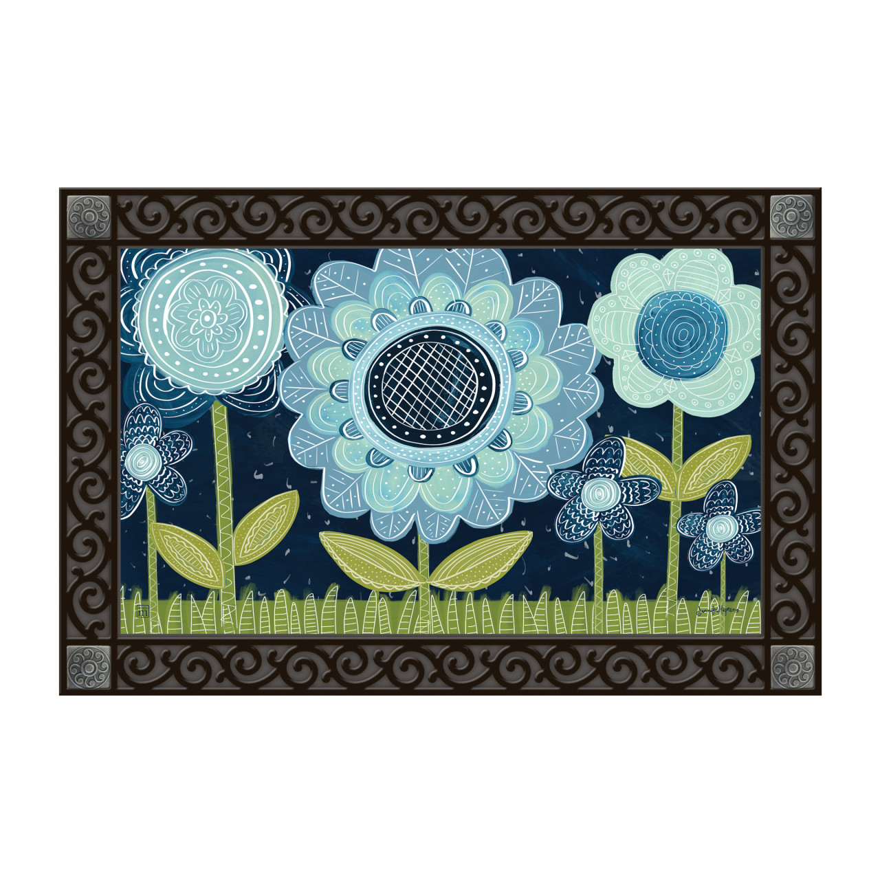 Blue Flowers MatMate thumbnail