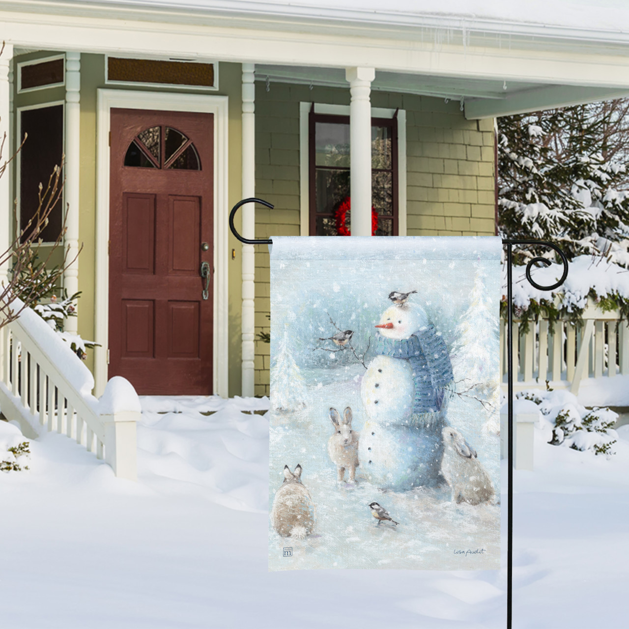 Winter in the Woodland Garden Flag thumbnail