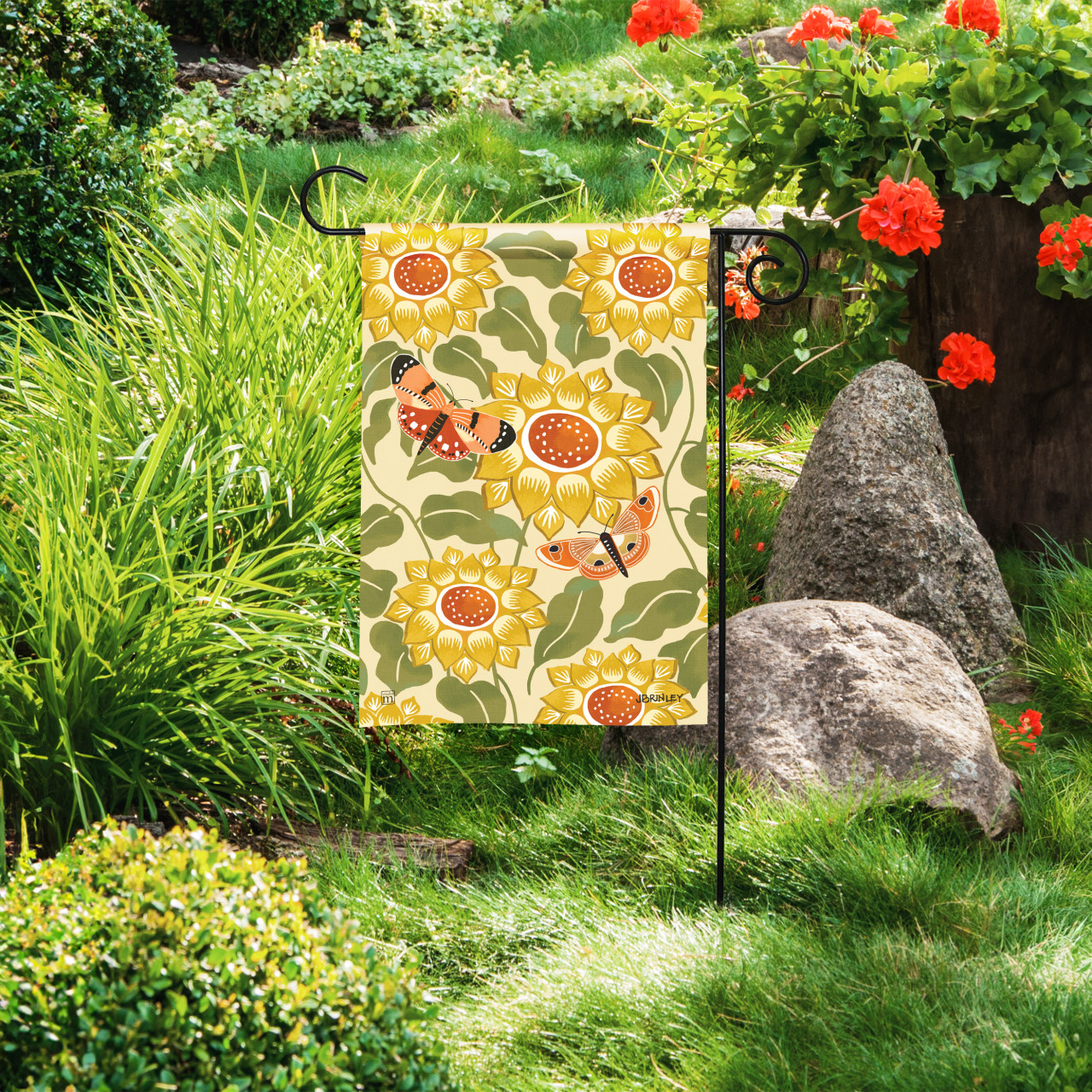 Floret Garden Garden Flag thumbnail