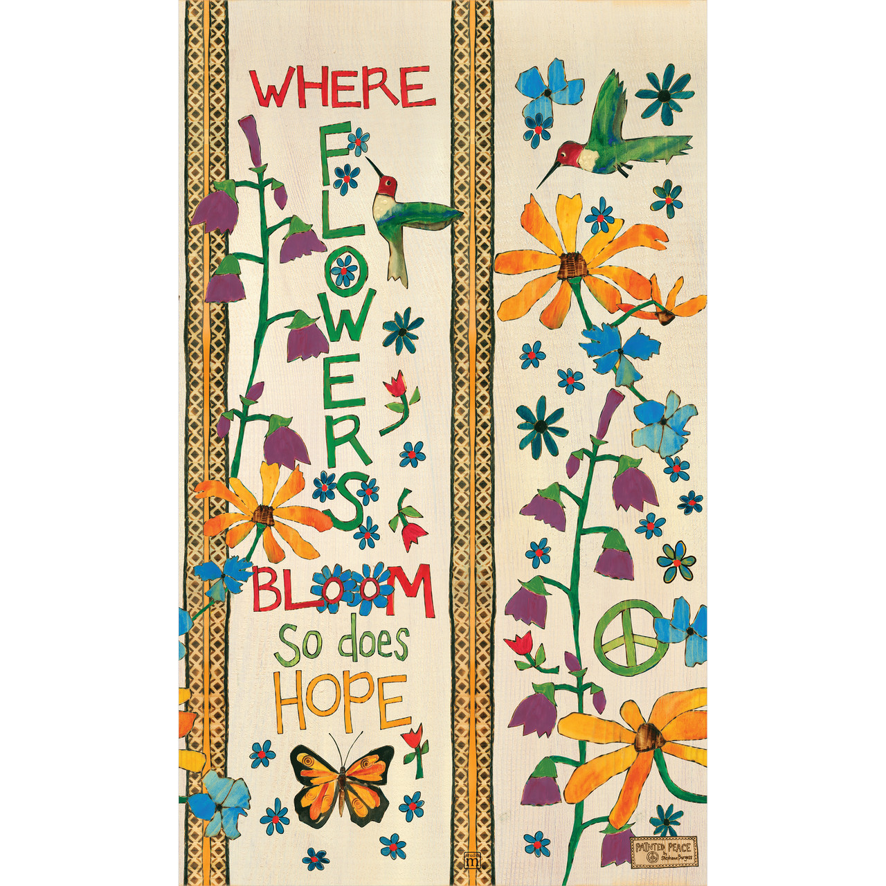 Flowers Bloom 13" Mini Art Pole thumbnail