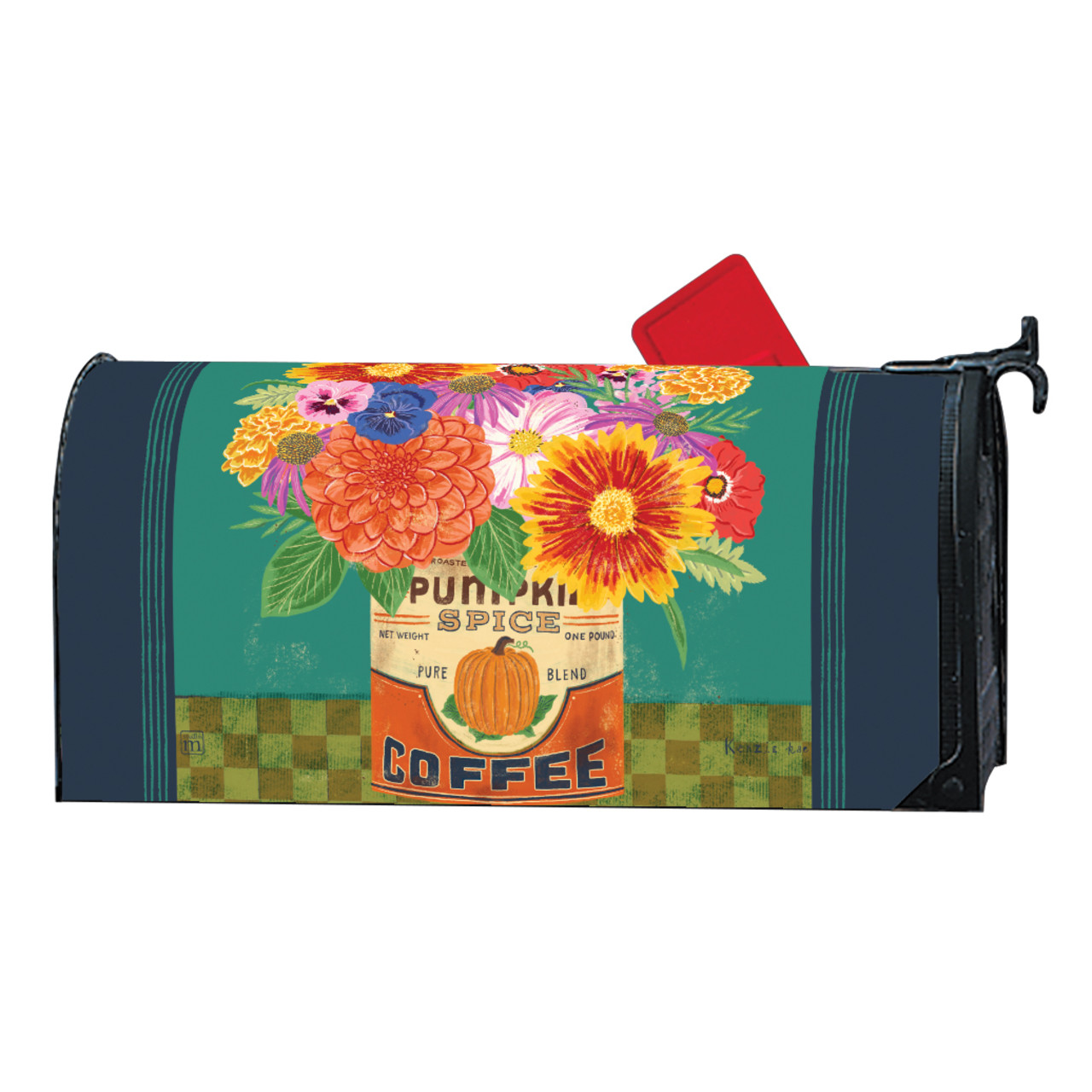 Autumn Floral in Coffee Can MailWrap thumbnail