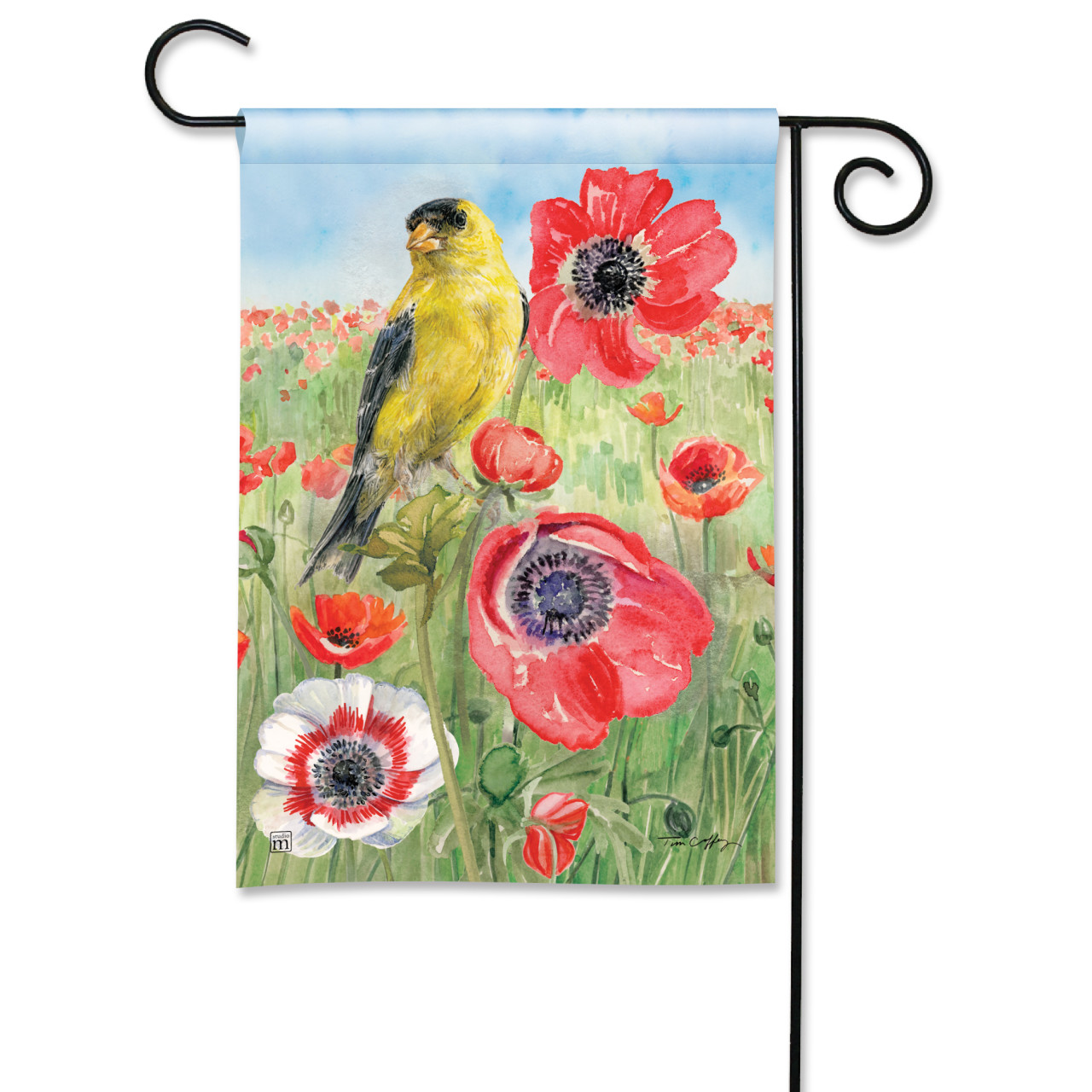 Poppy Field Garden Flag thumbnail