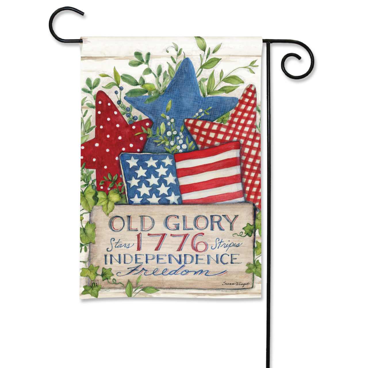 Old Glory Patriotic Stars Garden Flag thumbnail