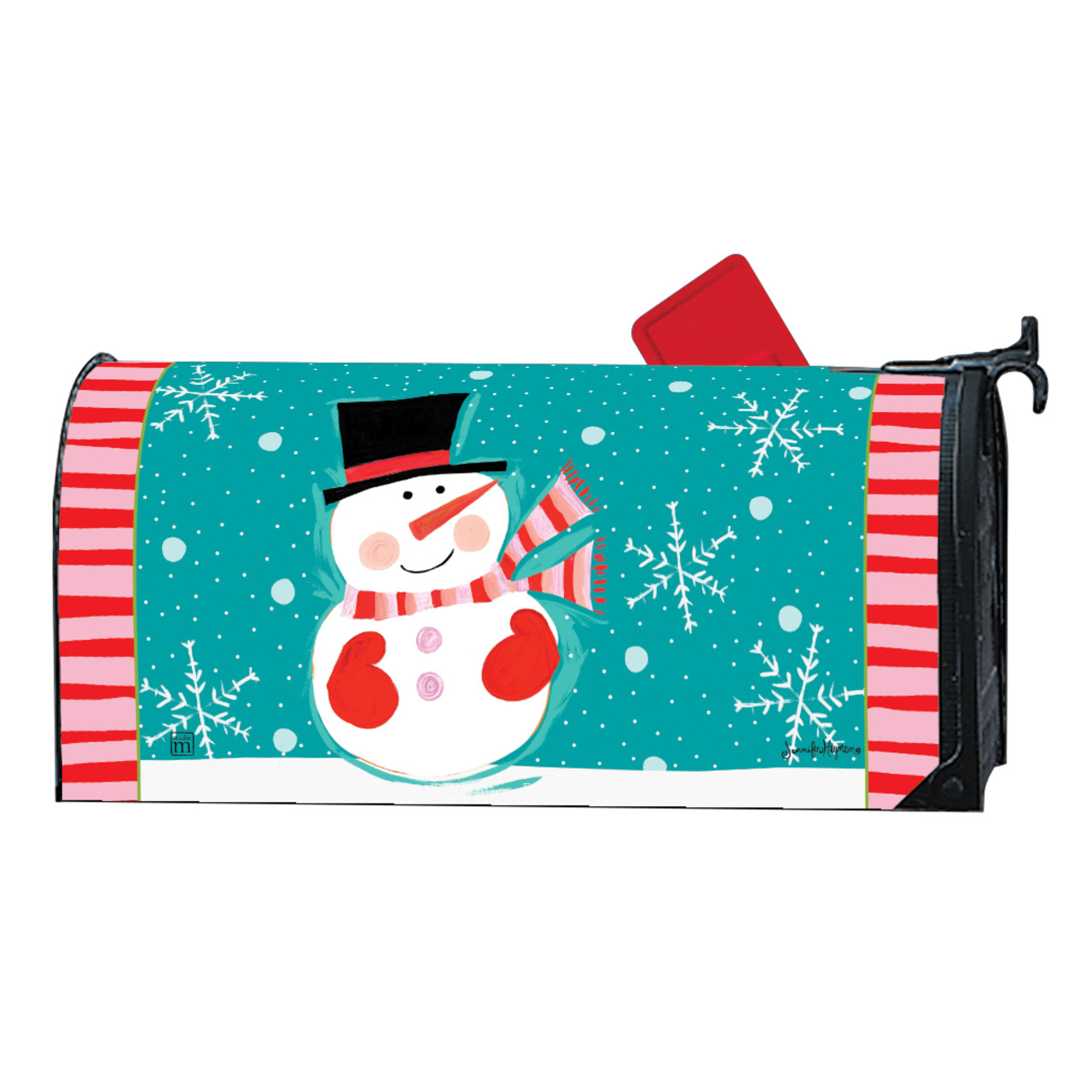 Snowman with Blue background MailWrap thumbnail