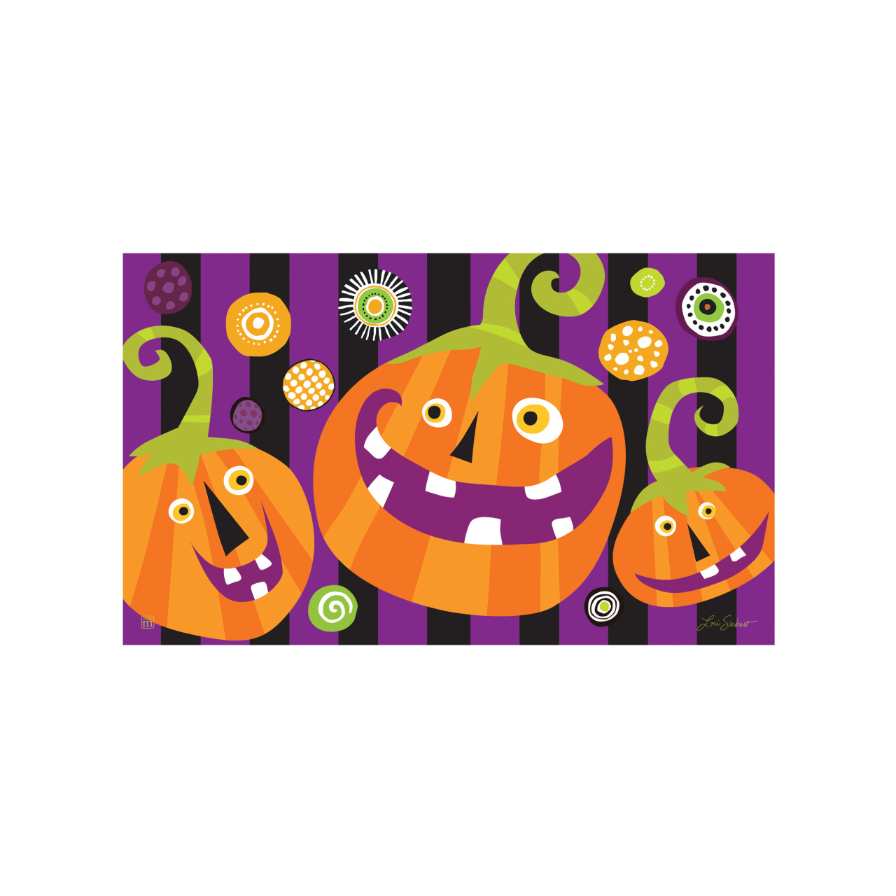 Halloween Pumpkins Trio MatMate thumbnail