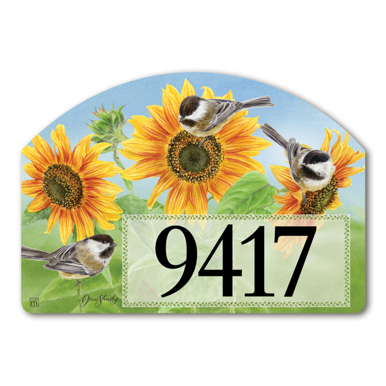Sunflowers and Chickadees Yard DeSign thumbnail