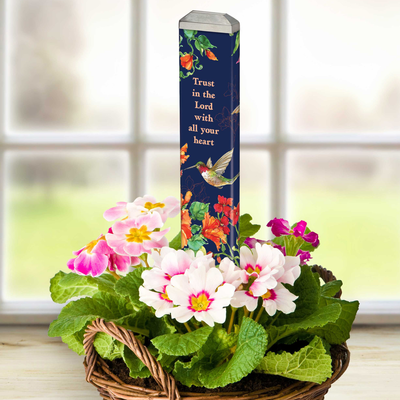 Trust in the Lord with all your heart 13" Mini Art Pole thumbnail