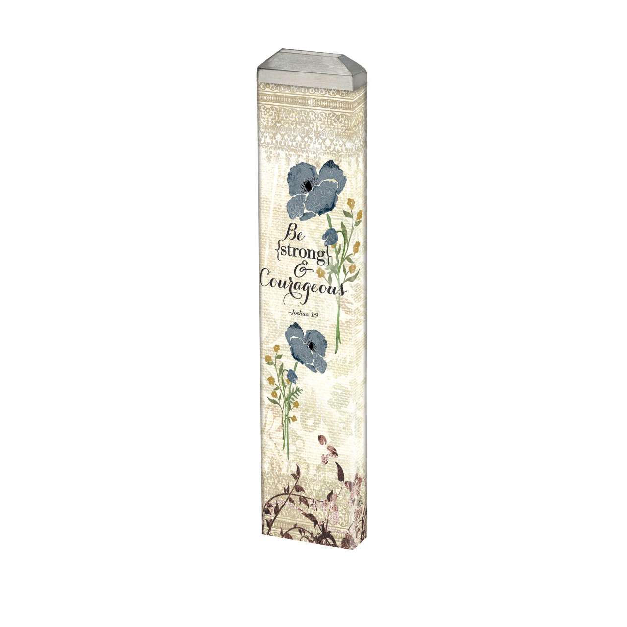 Be strong and courageous - Joshua 1:9 13" Mini Art Pole thumbnail