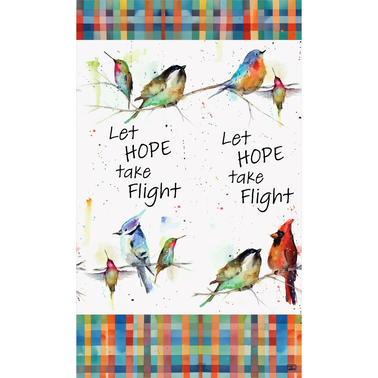 Birdy Birds on a Wire 13" Mini Art Pole thumbnail