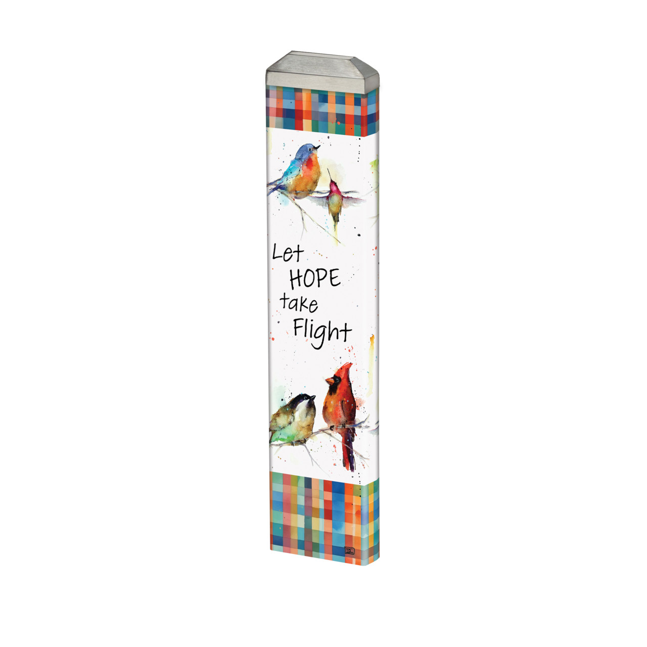 Birdy Birds on a Wire 13" Mini Art Pole thumbnail