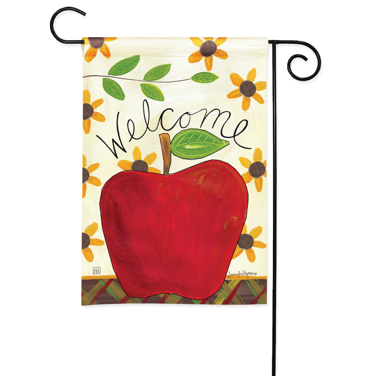 Apples and Sunflowers Garden Flag thumbnail