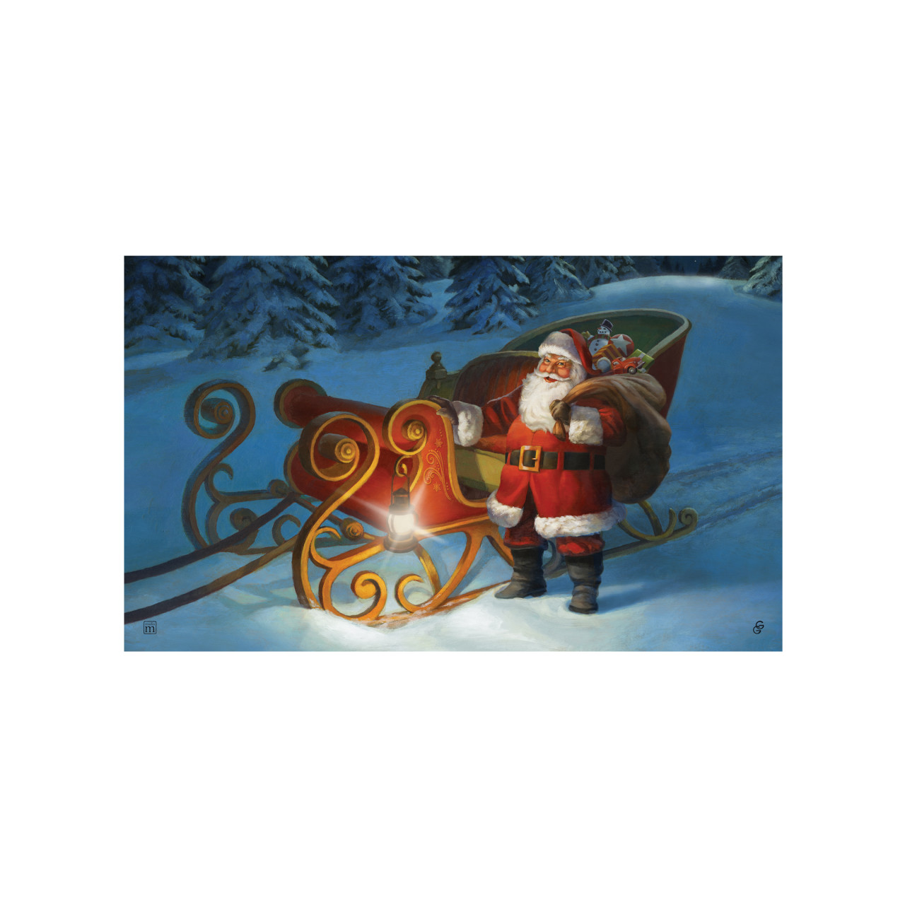 Here Comes Santa Claus MatMate thumbnail
