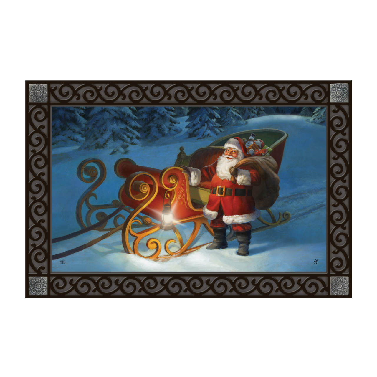 Here Comes Santa Claus MatMate thumbnail