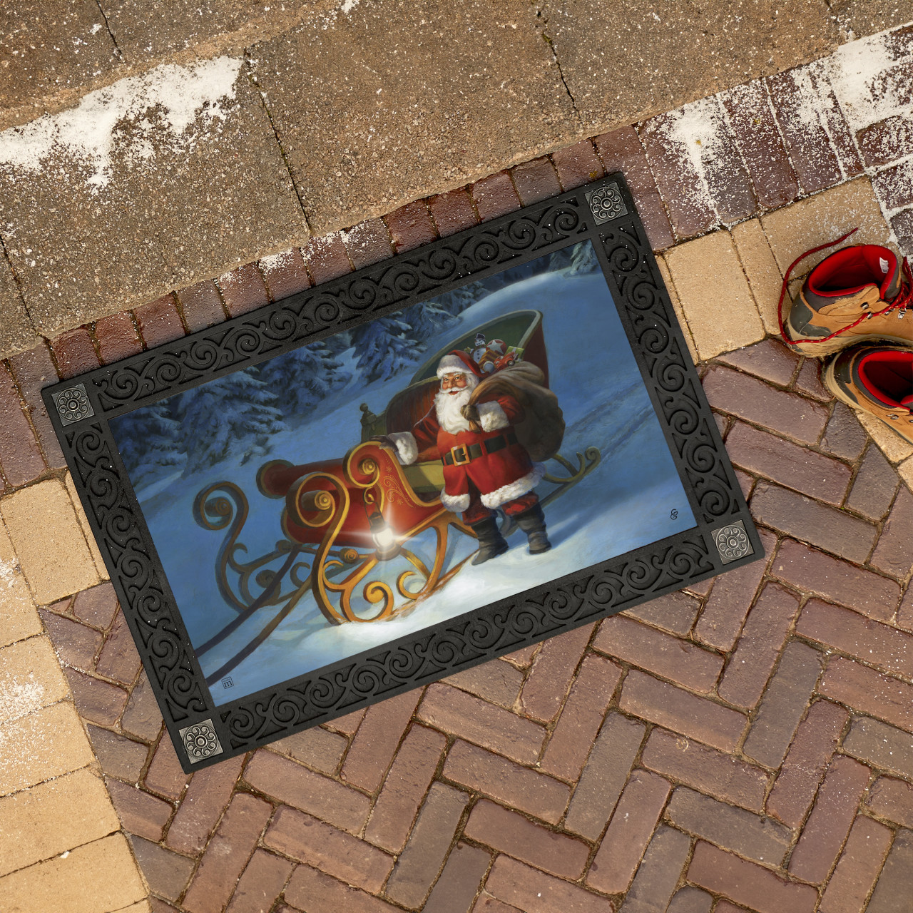 Here Comes Santa Claus MatMate thumbnail