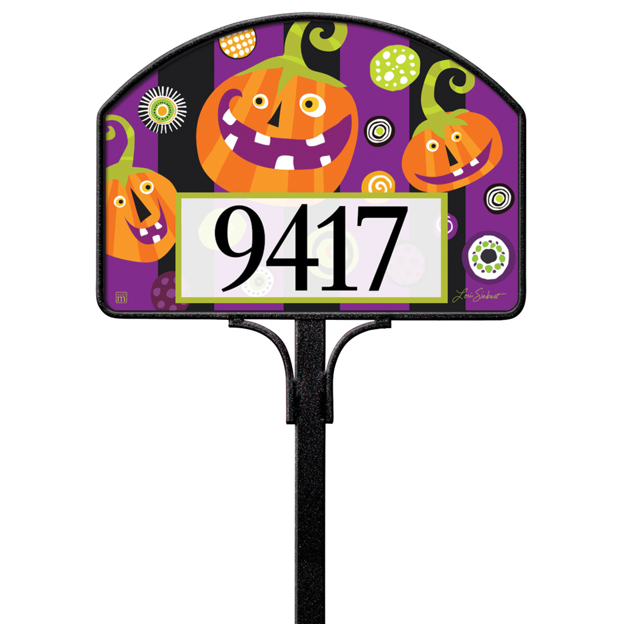 Halloween Pumpkins Trio Yard DeSign thumbnail