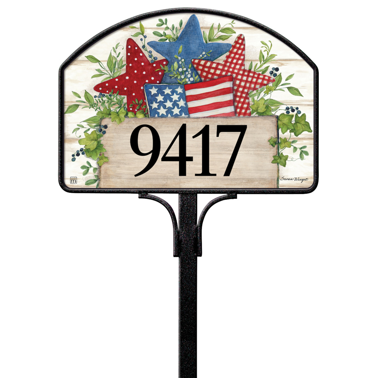 Old Glory Patriotic Stars Yard DeSign thumbnail