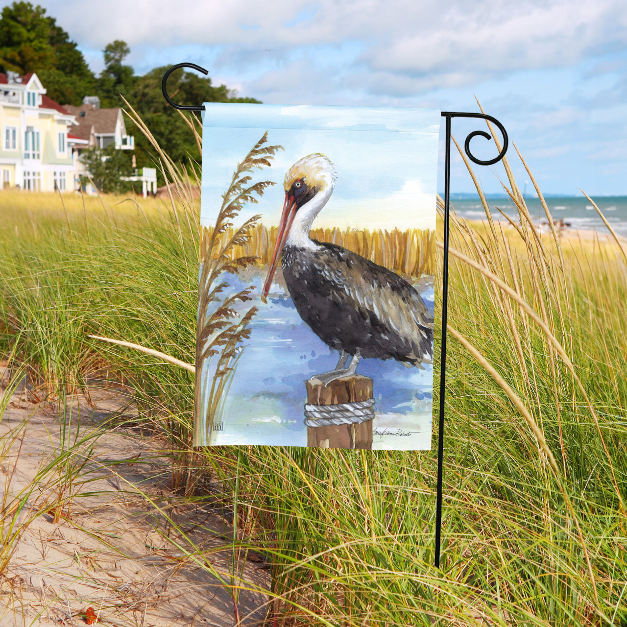 Pelican Garden Flag thumbnail